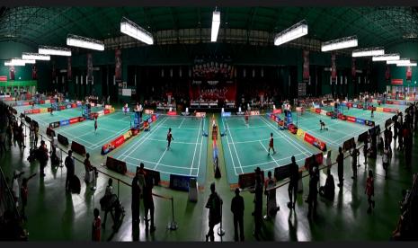 Bakat dan kemampuan para peserta Audisi Umum PB Djarum 2023 semakin terlihat dan mencuri perhatian Tim Pencari Bakat di GOR Djarum Jati, Kudus, Jawa Tengah, Rabu (5/7/2023). 