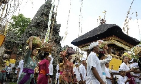 Penduduk Bali. Ilustrasi.