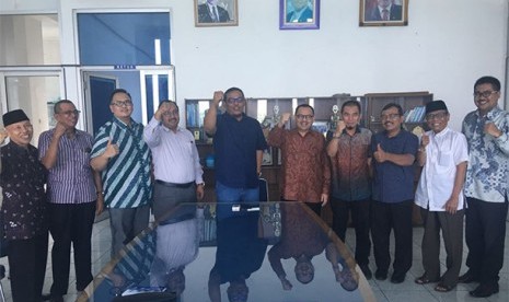 Balongub Jateng Sudirman Said bersama jajaran pengurus DPW PAN Jateng