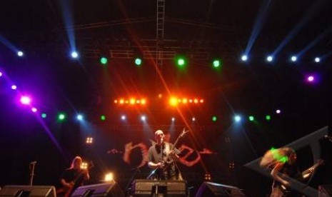 Band Metal Nile (AS), tampil dalam festival metal 