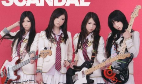 band wanita Jepang, Scandal 