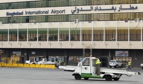 Bandara Internasional Baghdad di Irak.