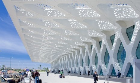 Israel Resmi Luncurkan Penerbangan Langsung ke Maroko. Bandara Internasional Menara di Marrakesh, Maroko.