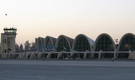 Bandara Kandahar di Afghanistan.