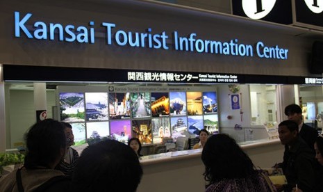 Bandara Kansai, Osaka, Jepang menjadi salah satu pintu masuk wisatawan ke Jepang.