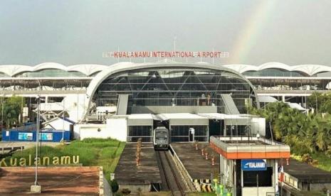 Bandara Kualanamu. Belakangan Bandara Kualanamu viral menyusul temuan mayat di salah satu lift di bandara tersebut. (ilustrasi)