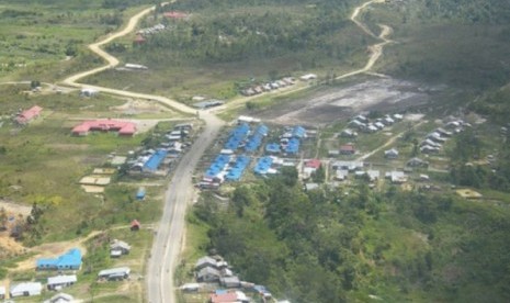 Bandara Oksibil di Kabupaten Pegunungan Bintang, Papua.