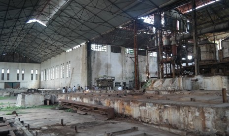 Bangunan bekas pabrik gula (PG) Colomadu di Kabupaten Karanganyar, Jawa Tengah.