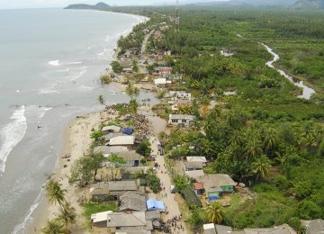 Banjir bandang di Sumbar.