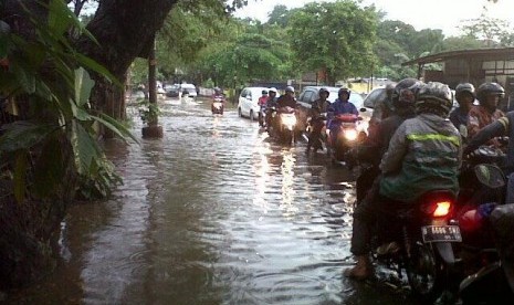 Banjir Bintaro (ilustrasi)