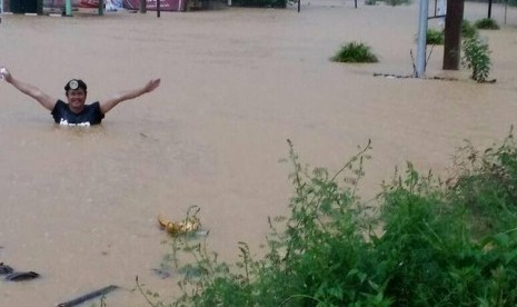 Banjir di Kabupaten Limapuluh Kota.