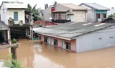 Banjir di Kampung Bayur, Jakarta Timur