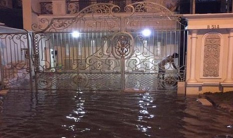 Banjir di Perumahan Pantai Mutiara