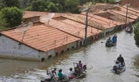 Banjir di Rio de Jenero, Brasil