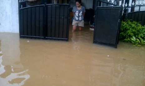 Banjir di sejumlah perumahan seperti yang terjadi di Perumahan Bumisani