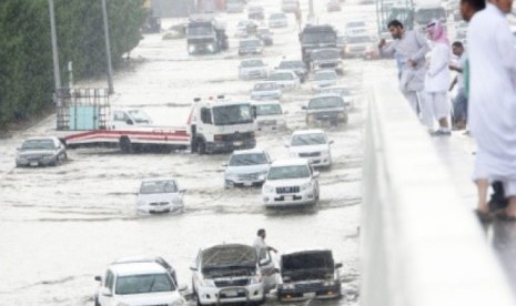 Banjir Jeddah, Selasa (17/11).