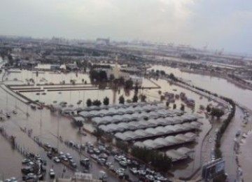 Banjir merendam kawasan distrik Balad, Kota Jeddah