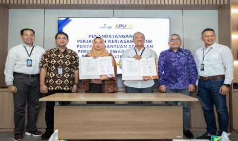 Bank bjb menandatangani Memorandum of Understanding (MOU) dengan Kementerian Pekerjaan Umum dan Perumahan Rakyat (PUPR) terkait Penyaluran Bantuan Stimulan Perumahan Swadaya (BSPS) di Provinsi Banten untuk Tahun Anggaran 2024.