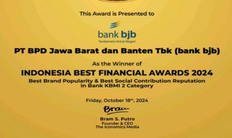 bank bjb meraih dua penghargaan bergengsi: 