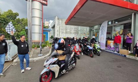 Bank Jago Gandeng Komunitas Motor untuk memperluas literasi perbankan syariah di Jabar