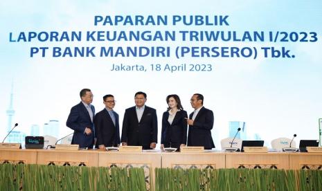 Bank Mandiri berhasil membukukan kinerja keuangan yang positif pada awal tahun 2023. Hal ini tercermin dari perolehan laba bersih konsolidasi pada kuartal I 2023 yang mencapai Rp 12,6 triliun, tumbuh menembus 25,2 persen bila dibandingkan dengan periode yang sama tahun lalu.