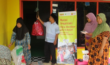 Bank Sampah Kemlagi binaan Rumah Zakat.