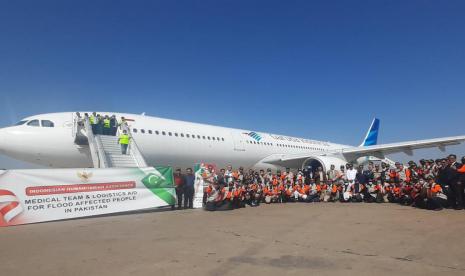 Bantuan kemanusiaan Indonesia untuk korban banjir Pakistan kembali tiba di Islambad, Kamis (6/10/2022) waktu setempat 