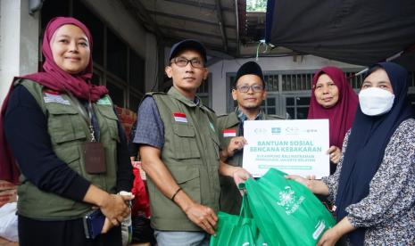 Bantuan korban kebakaran Manggarai