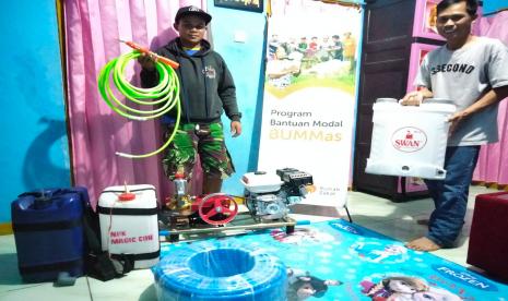 Bantuan pompa air tersebut diharapkan bisa membantu petani muda untuk memudahkan pekerjaannya. Sehingga dengan adanya pasokan air d musim kemarau petani tetap bisa mengurus sawahnya.