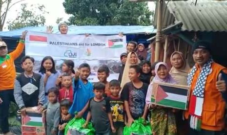 Bantuan rakyat Palestina untuk korban Gempa Lombok