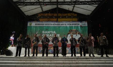   Bantul Creative Expo 2023 resmi ditutup oleh Bupati Bantul, Abdul Halim Muslih.