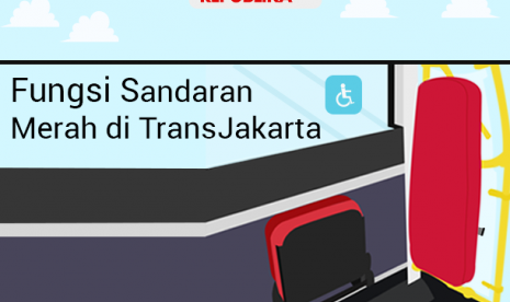 Banyak yang belum tahu fungsi kursi merah di Transjakarta.