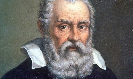 Bapak Astronomi Modern Galileo Galilei. Galileo harus berurusan gereja Katolik Roma karena mendukung teori Copernicus.