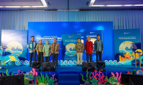 Bappenas luncurkan panduan penyusunan pendanaan biru di Jakarta Selasa (1/11).