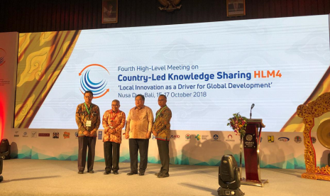 Bappenas menggelar Konferensi High Level Meeting on Country-Led Knowledge Sharing (HLM4 on CKLS) sebagai acara lanjutan Pertemuan IMF-WB di Nusa Dua Bali, Senin (15/10). 