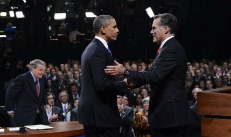 Barack Obama dan Mitt Romney 