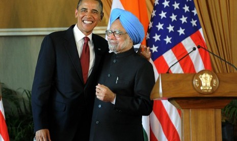 Barack Obama dan Narendra Modi