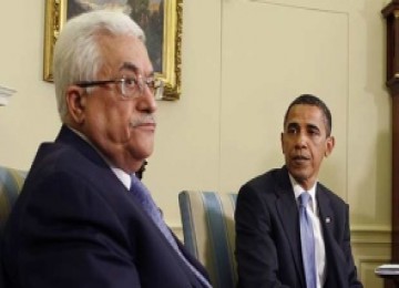 Barack Obama dan Mahmoud Abbas