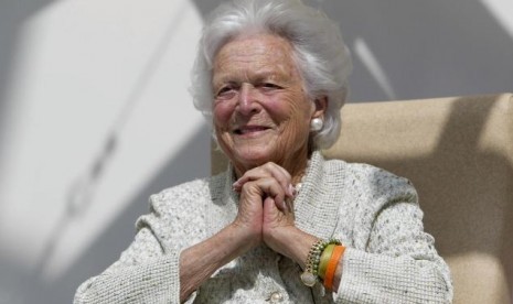 Former first lady, Barbara Bush (file photo)