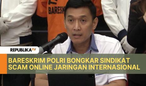 Bareskrim Polri membongkar sindikat scam online jaringan internasional 