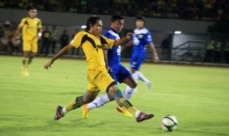 Barito Putera saat berhadapan dengan Persib Bandung.