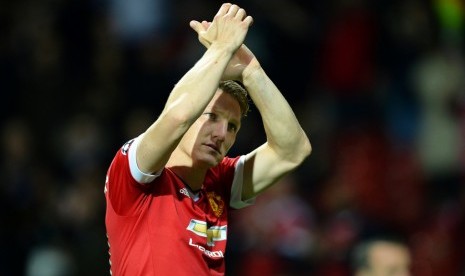 Bastian Schweinsteiger saat masih membela Manchester United.