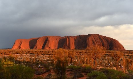 Batu Uluru Australia.