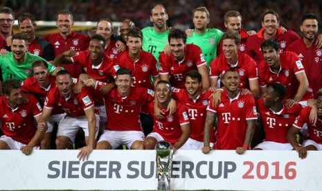 Bayern Muenchen juara Piala Super Jerman 2016.