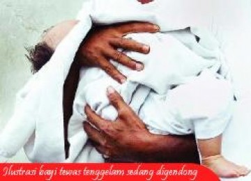 Bayi tewas tenggelam (ilustrasi)