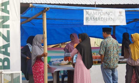 Baznas gelar kampung ramadhan di Kabupaten Lombok Barat, NTB, Sabtu (11/5).  