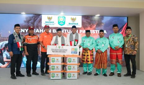 Baznas Kabupaten Siak mengumpulkan donasi Palestina tahap pertama Rp 1,35 miliar.