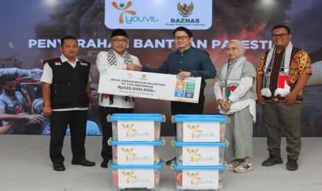 BAZNAS menerima bantuan kemanusiaan dari PT You senilai Rp 125 Juta.