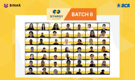 BCA dan Binar menggelar ajang SYNRGY Academy batch keenam.