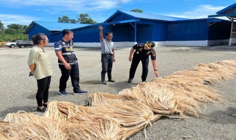 Bea Cukai Ambon melakukan kunjungan ke PT Spice Island Maluku (SIM) di Desa Waihatu, Seram Bagian Barat. PT Spice Island Maluku merupakan salah satu perusahaan yang memproduksi serat pisang abaka sebagai bahan baku pembuatan uang kertas dolar AS.